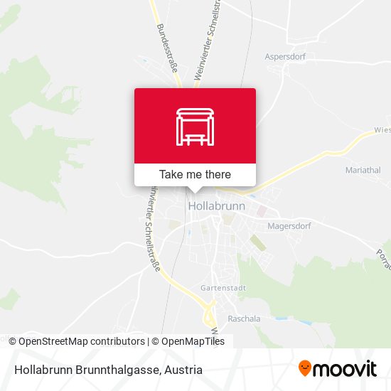 Hollabrunn Brunnthalgasse map