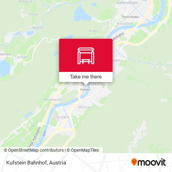 Kufstein Bahnhof map