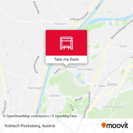 Koblach Pocksberg map