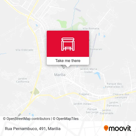 Rua Pernambuco, 491 map
