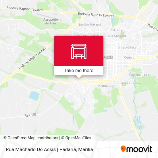 Rua Machado De Assis | Padaria map