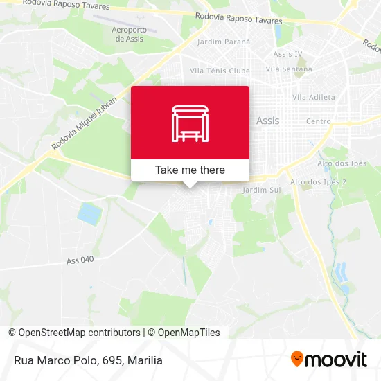 Rua Marco Polo, 695 map