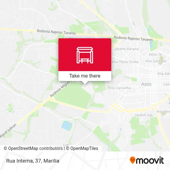 Rua Interna, 37 map