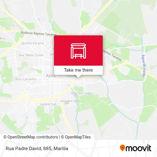 Rua Padre David, 885 map