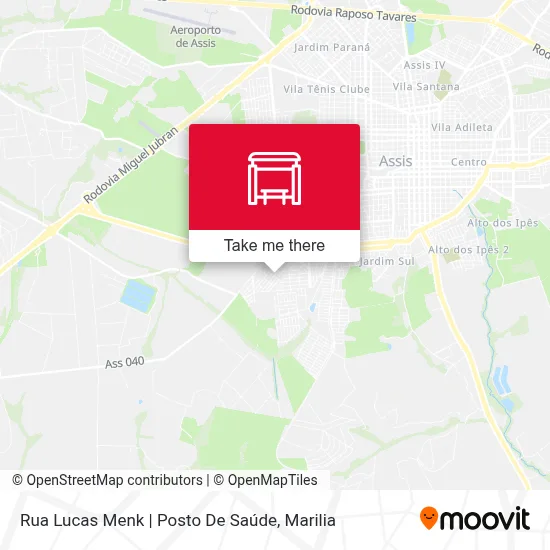 Rua Lucas Menk | Posto De Saúde map