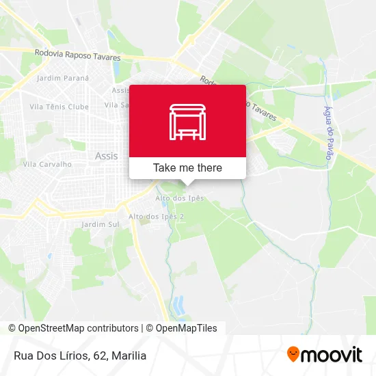 Rua Dos Lírios, 62 map