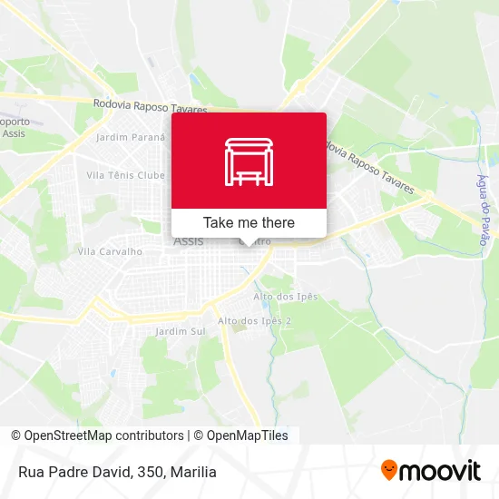 Rua Padre David, 350 map