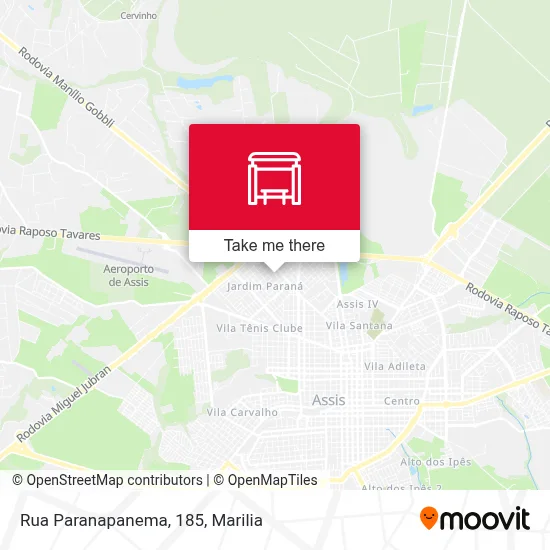 Rua Paranapanema, 185 map