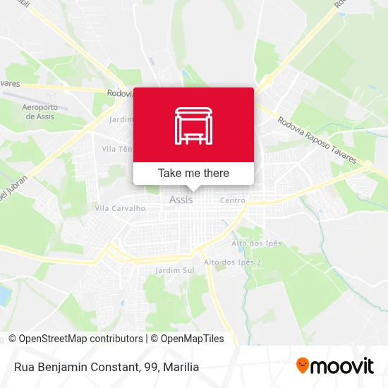 Rua Benjamin Constant, 99 map