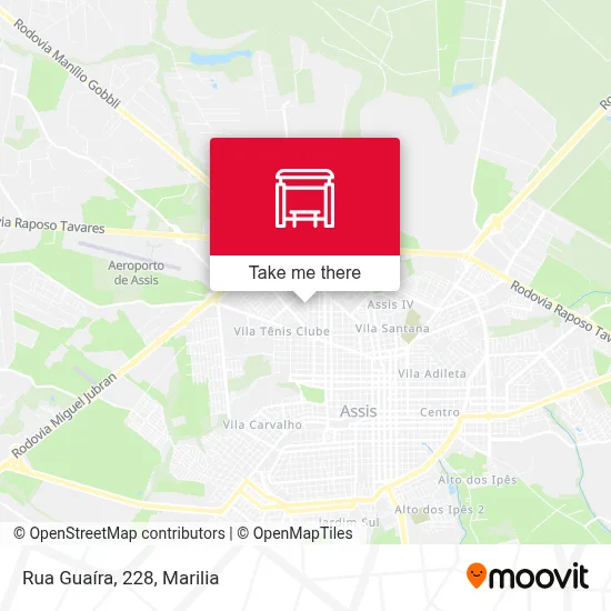 Rua Guaíra, 228 map