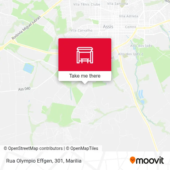 Rua Olympio Effgen, 301 map