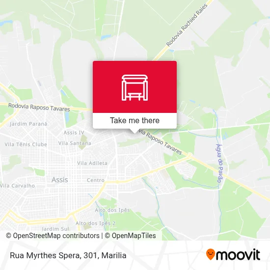 Rua Myrthes Spera, 301 map