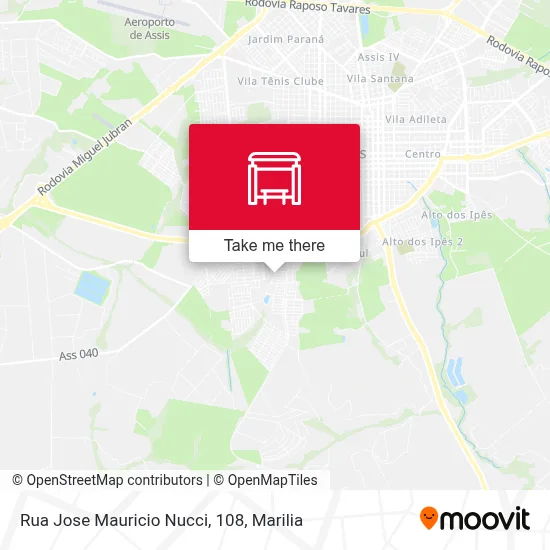 Rua Jose Mauricio Nucci, 108 map
