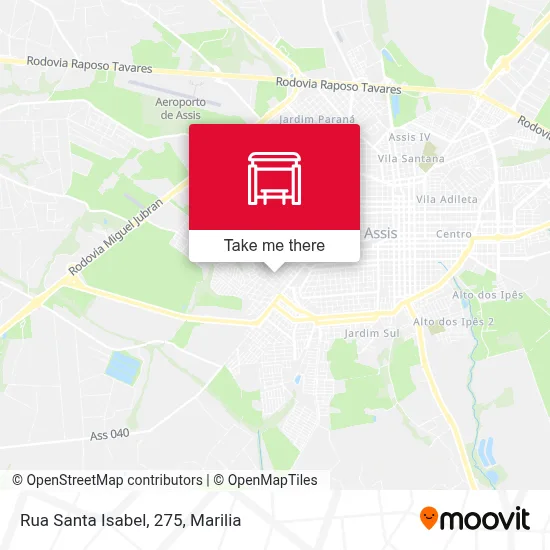 Rua Santa Isabel, 275 map
