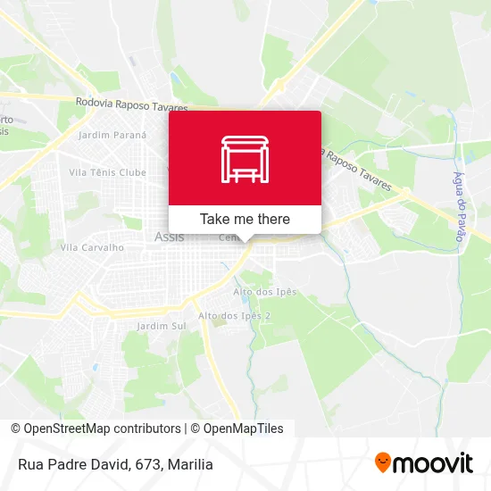 Rua Padre David, 673 map