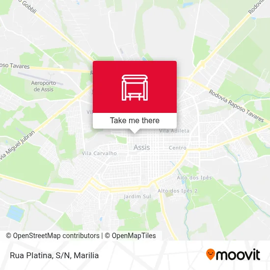 Rua Platina, S/N map