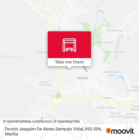 Doutor Joaquim De Abreu Sampaio Vidal, 492-596 map