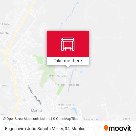 Mapa Engenheiro João Batista Meiler, 34