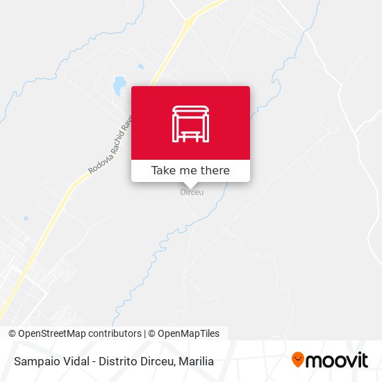 Mapa Sampaio Vidal - Distrito Dirceu