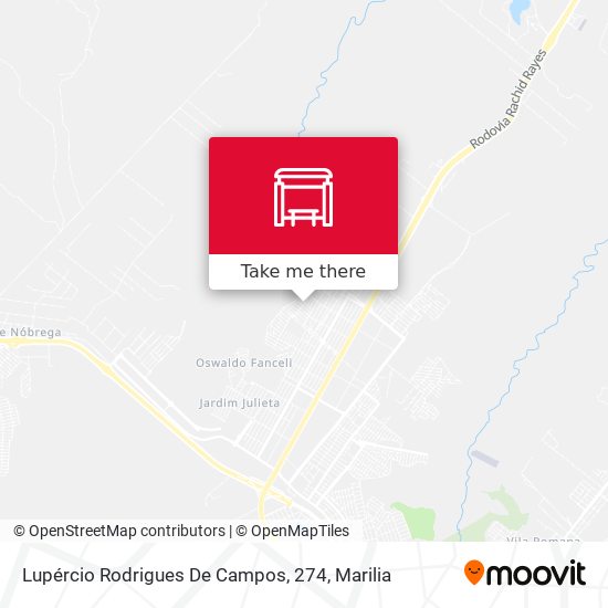 Mapa Lupércio Rodrigues De Campos, 274
