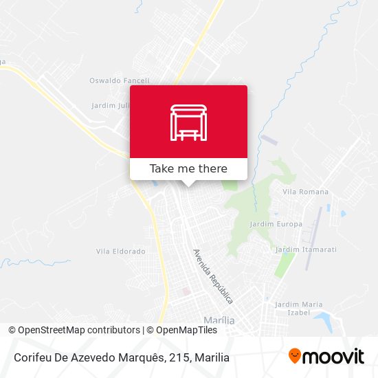 Corifeu De Azevedo Marquês, 215 map