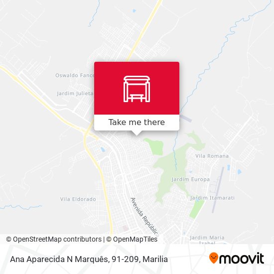 Ana Aparecida N Marquês, 91-209 map