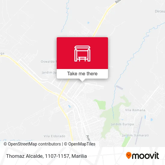 Thomaz Alcalde, 1107-1157 map