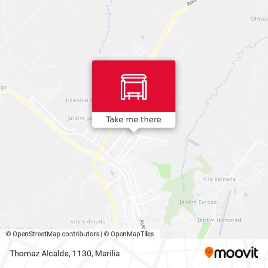 Thomaz Alcalde, 1130 map