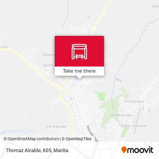 Mapa Thomaz Alcalde, 805