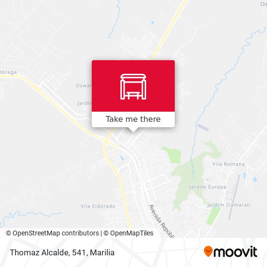 Mapa Thomaz Alcalde, 541