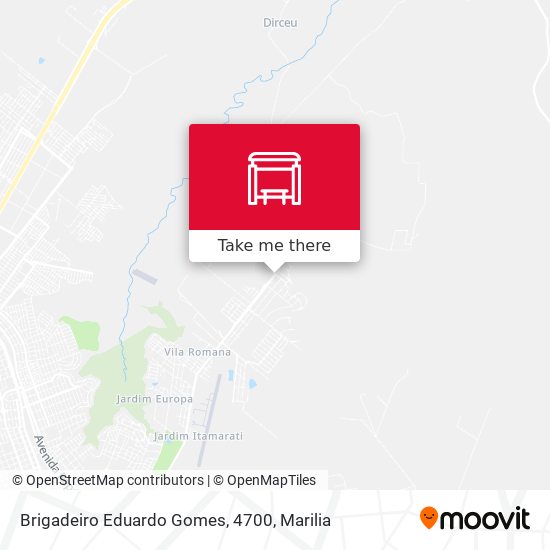 Mapa Brigadeiro Eduardo Gomes, 4700