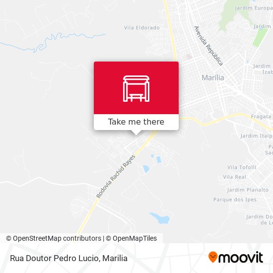 Mapa Rua Doutor Pedro Lucio