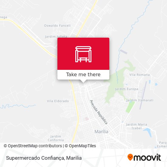 Supermercado Confiança map