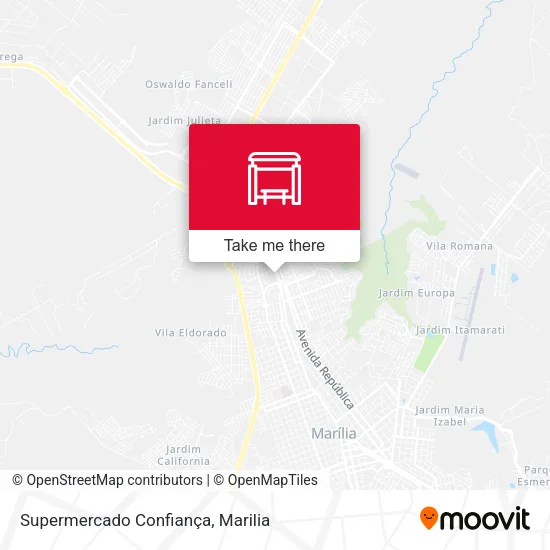 Supermercado Confiança map