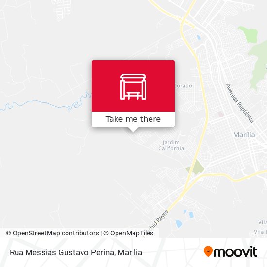 Mapa Rua Messias Gustavo Perina