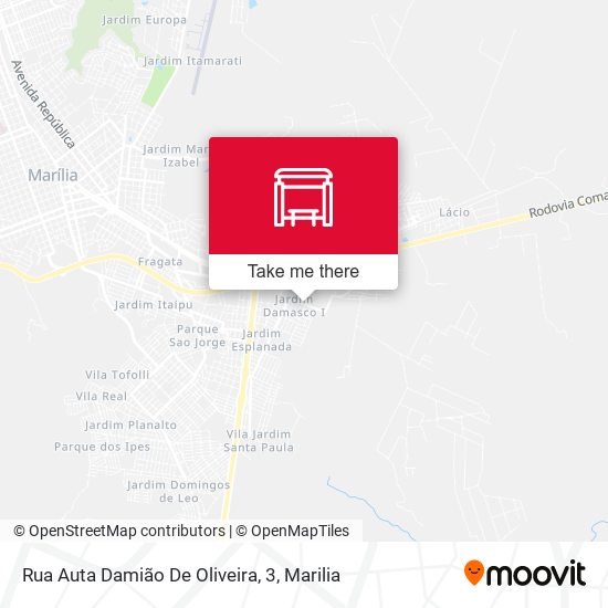 Mapa Rua Auta Damião De Oliveira, 3