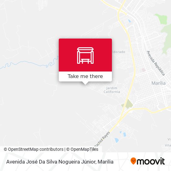 Mapa Avenida José Da Silva Nogueira Júnior