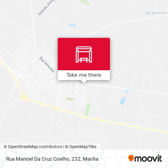 Mapa Rua Manoel Da Cruz Coelho, 232