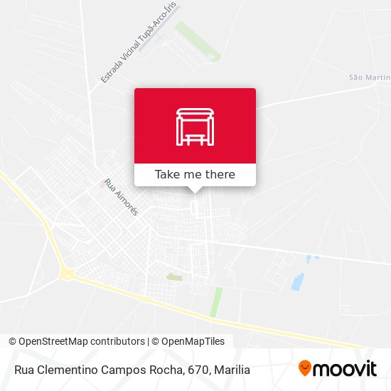 Mapa Rua Clementino Campos Rocha, 670