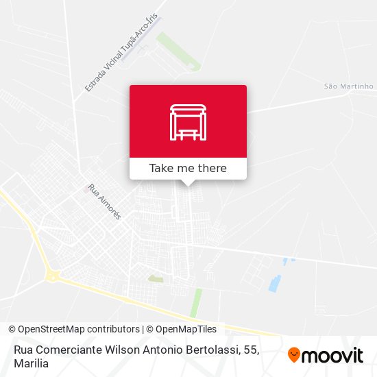 Mapa Rua Comerciante Wilson Antonio Bertolassi, 55