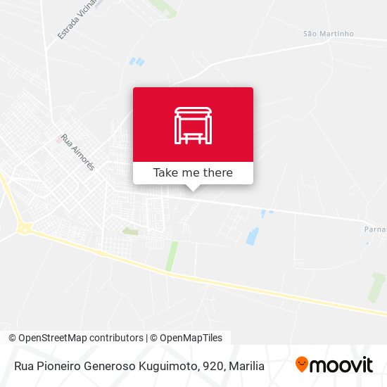 Mapa Rua Pioneiro Generoso Kuguimoto, 920