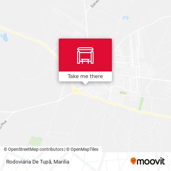 Rodoviária De Tupã map