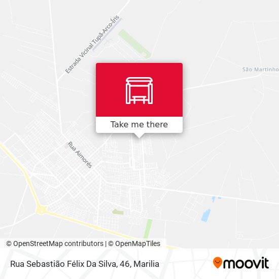 Mapa Rua Sebastião Félix Da Silva, 46