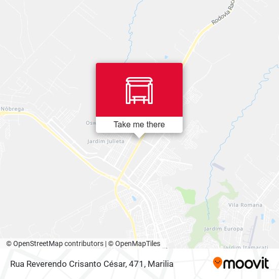 Rua Reverendo Crisanto César, 471 map