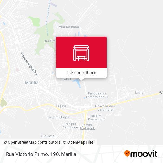 Rua Victorio Primo, 190 map