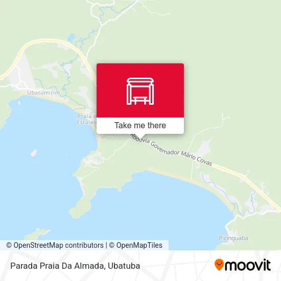 Parada Praia Da Almada map