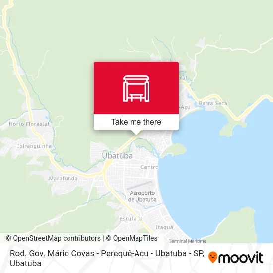 Rod. Gov. Mário Covas - Perequê-Acu -  Ubatuba - SP map