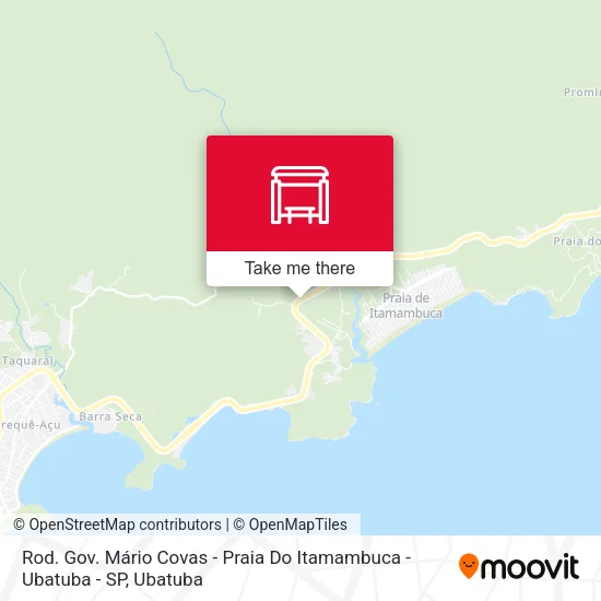 Rod. Gov. Mário Covas - Praia Do Itamambuca -  Ubatuba - SP map