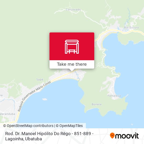 Mapa Rod. Dr. Manoel Hipólito Do Rêgo -  851-889 - Lagoinha