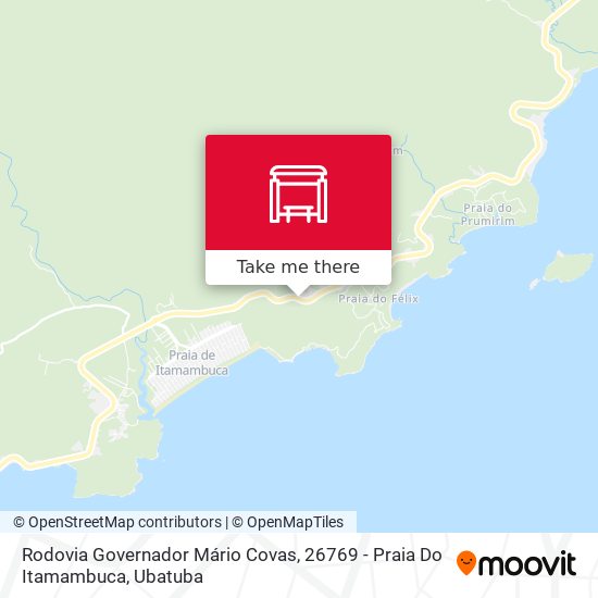 Mapa Rodovia Governador Mário Covas, 26769 - Praia Do Itamambuca